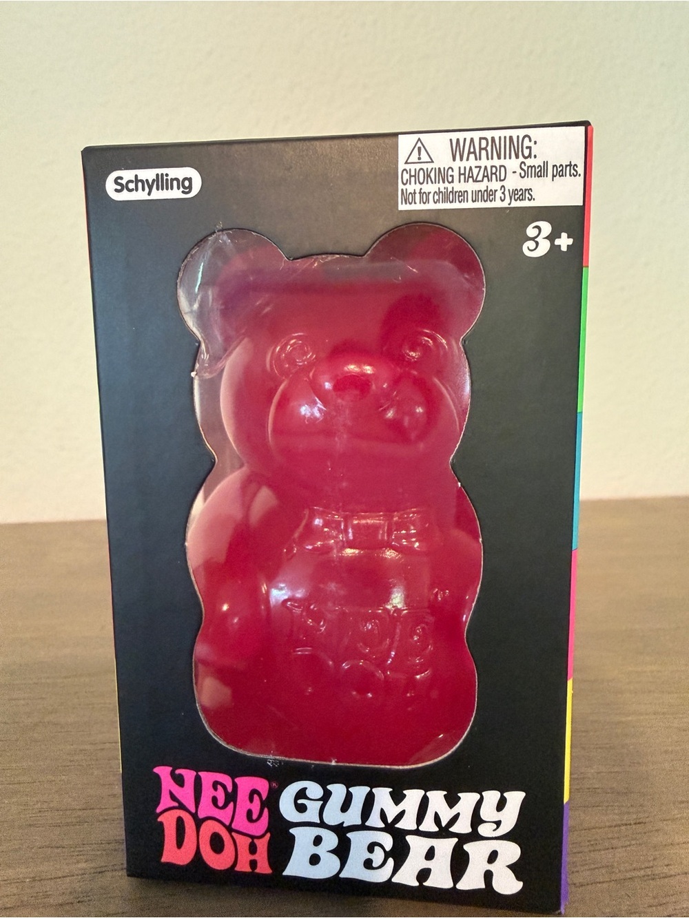 Needoh Gummy Bear pink viral squishy nee doh